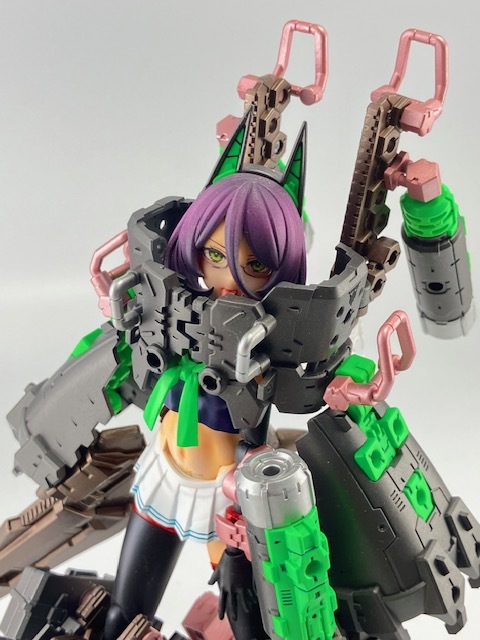塗装】【小改造】完成品】メガミデバイス BUSTER DOLL タンク 塗装】【小改造】完成品】メガミデバイス BUSTER DOLL タンク