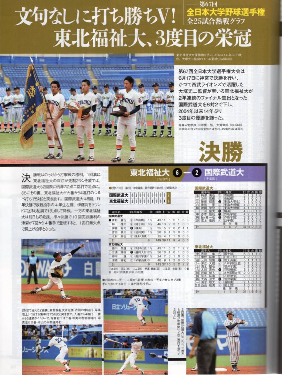 ヤフオク 週刊ベースボール 大学野球 18春季リーグ戦 ヤフオク 週刊ベースボール 大学野球 18春季リーグ戦