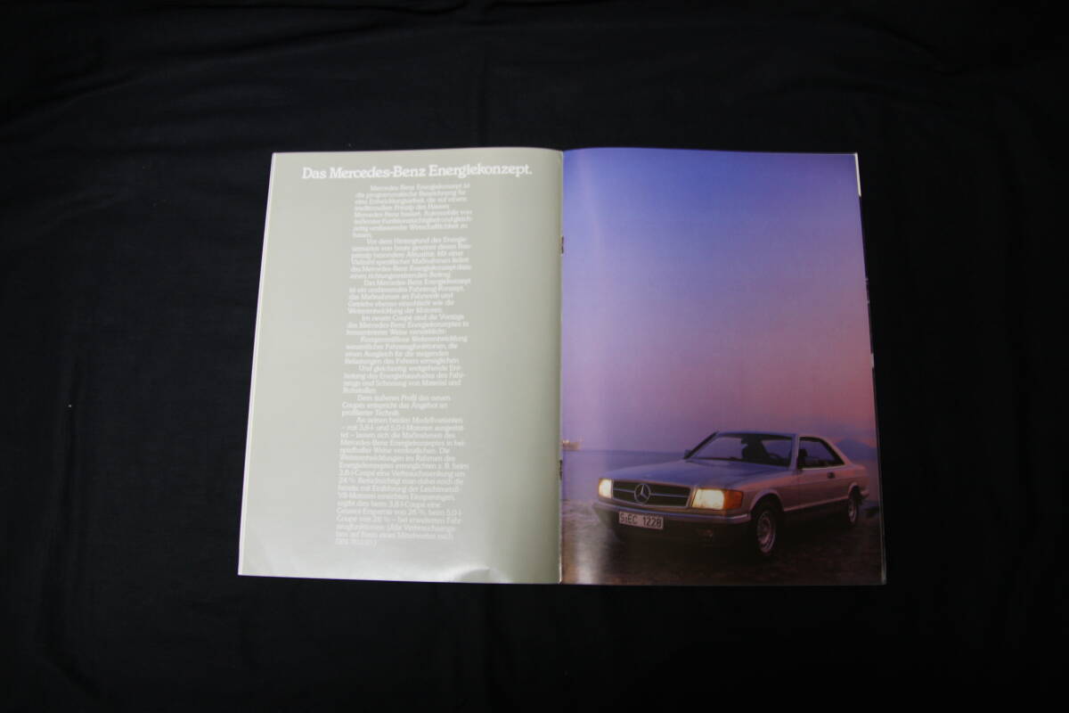 [1982 year ] Mercedes Benz S Class C126 type 380SEC / 500SEC exclusive use main catalog /book@ national language version [ at that time thing ]