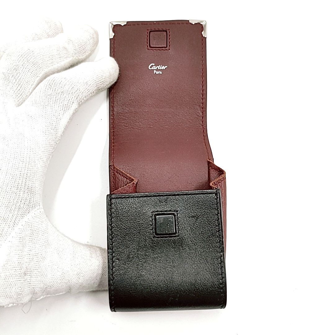 Cartier カルティエ シガレットケース マストライン ブラック Cartier カルティエ シガレットケース マストライン ブラック