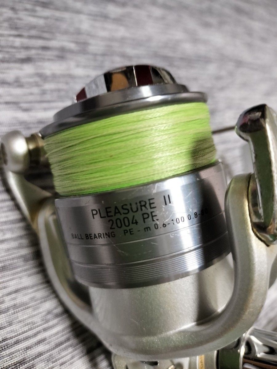 ダイワ(Daiwa) スピニングリール プレジャーII 2004PEライン0 8 ダイワ(Daiwa) スピニングリール プレジャーII 2004PEライン0 8