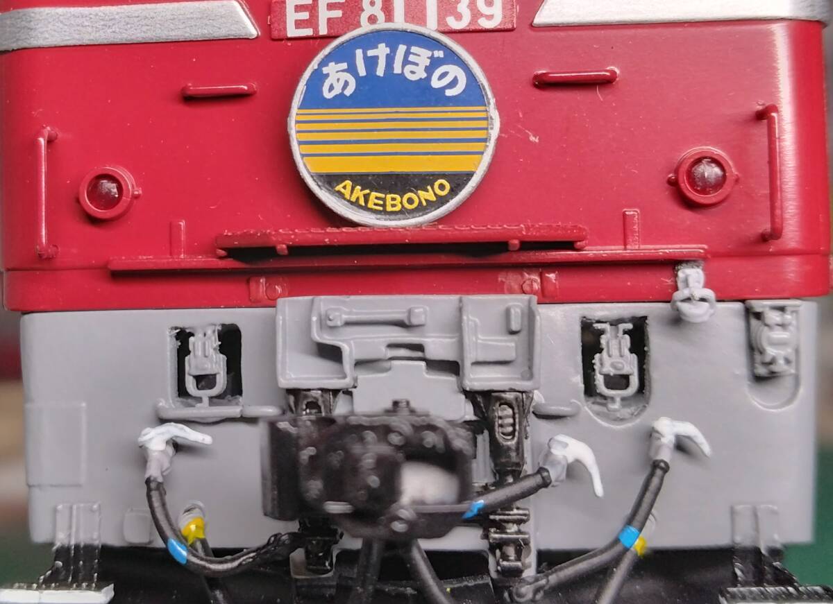 トミックス EF81-139 双頭連結器仕様 プレステージモデル改造 トミックス EF81-139 双頭連結器仕様 プレステージモデル改造