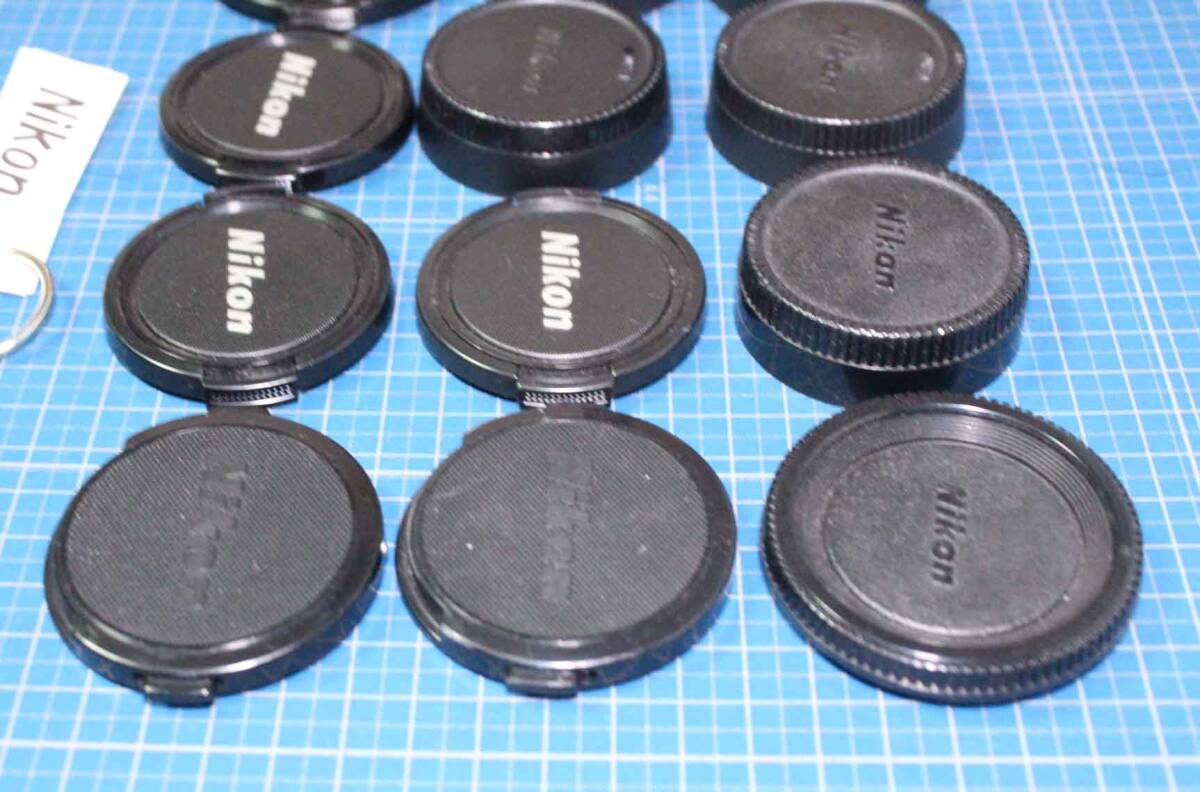 [iS491] Nikon lens cap together 12 piece 52mm 62mm rear cap LF-1 nikon LENS CAP front cover after cover body cap body cap BF-1