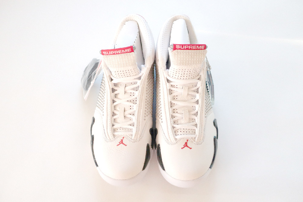 サイズ27ｃｍ！Supreme Nike Air Jordan XIVシュプリームナイキエアジョーダン14白_画像2