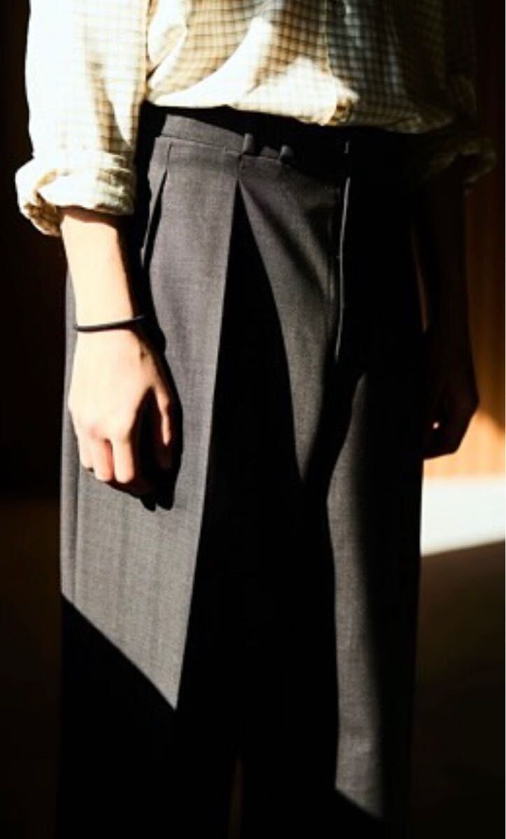 MAATEE&SONS 24ss 永遠SLACKS ピンヘッド サイズ2 MAATEE&SONS 24ss 永遠SLACKS ピンヘッド サイズ2