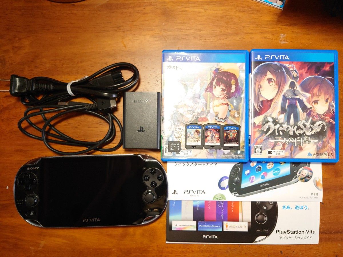 SONYPSvita本体カセットなど PSvita 本体 カセット付き
