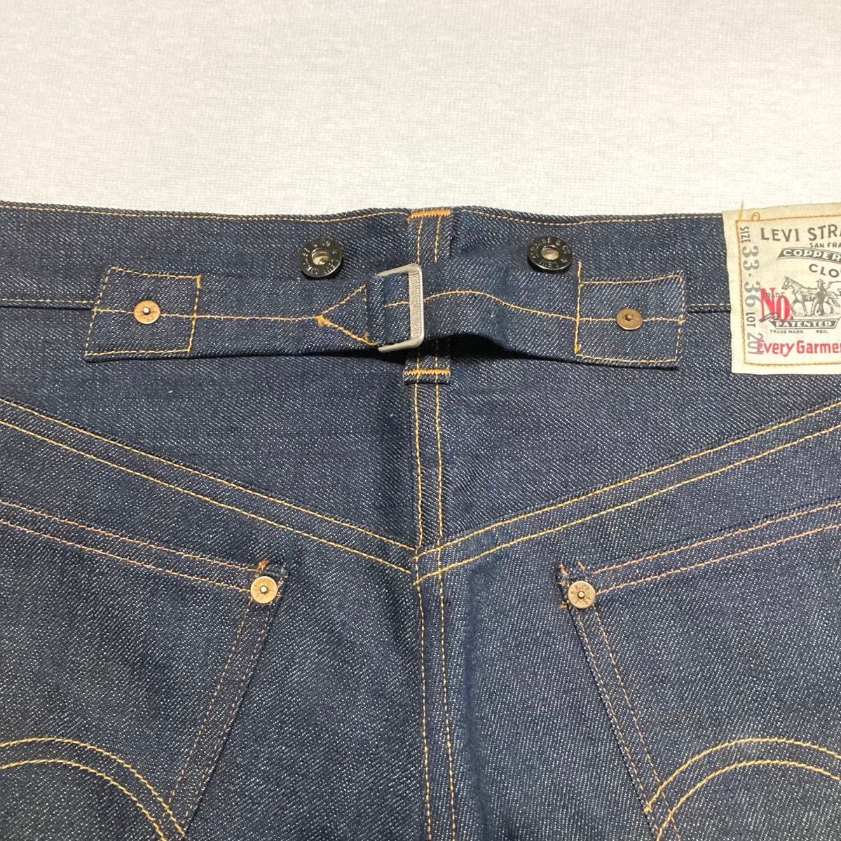 未使用 】 米国製 Levi's 201 No 2 W33 L36 青耳 バレンシア 未使用 】 米国製 Levi's 201 No 2 W33 L36 青耳 バレンシア