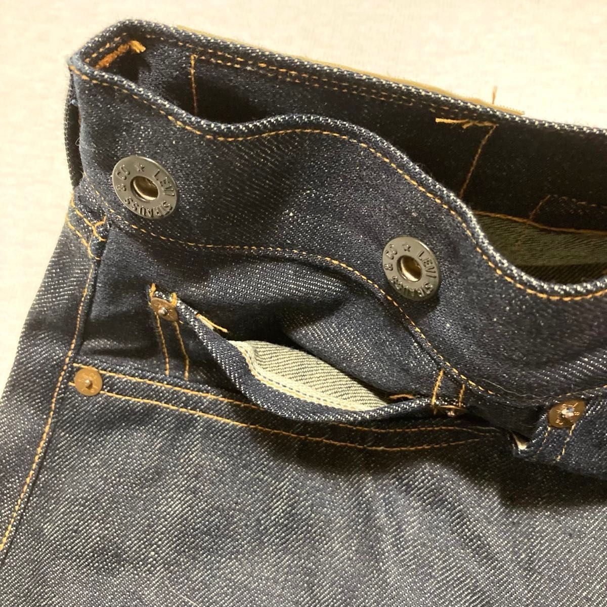 未使用 】 米国製 Levi's 201 No 2 W33 L36 青耳 バレンシア 未使用 】 米国製 Levi's 201 No 2 W33 L36 青耳 バレンシア