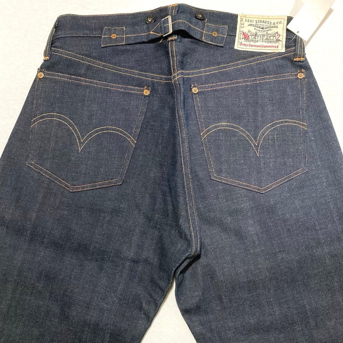 未使用 】 米国製 Levi's 201 No 2 W33 L36 青耳 バレンシア 未使用 】 米国製 Levi's 201 No 2 W33 L36 青耳 バレンシア