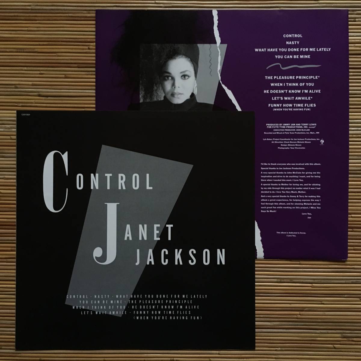《極美品！》ジャネット・ジャクソン『コントロール』LP～Janet Jackson/CONTROL/湯川れい子/Michael/マイケル/日本盤/帯付_画像2