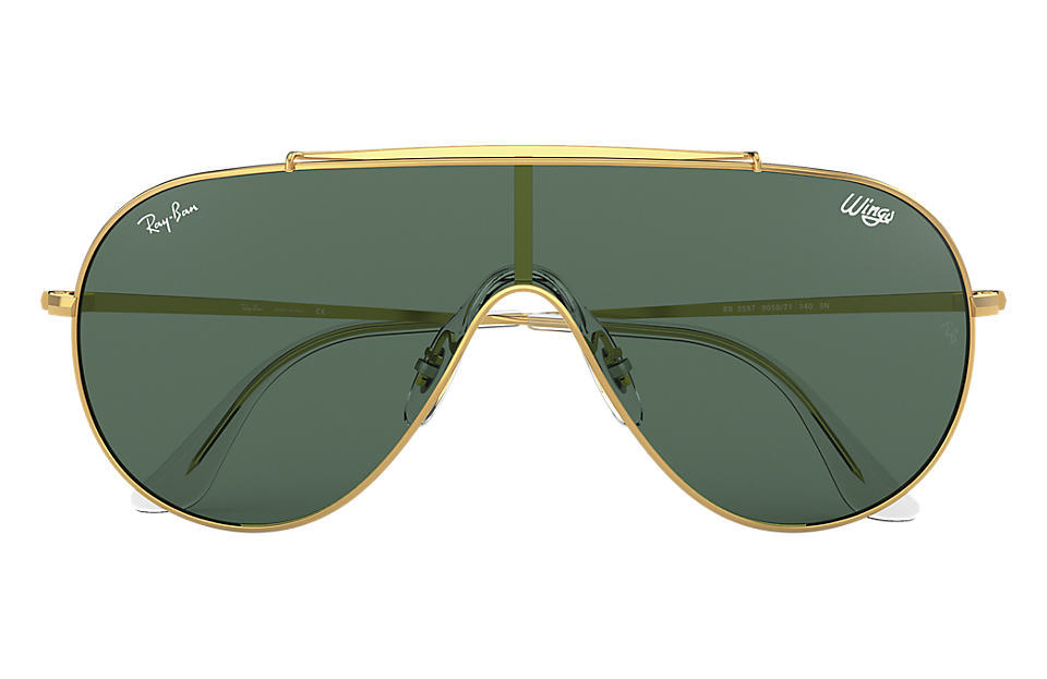  RayBan RayBan wings Wings Teardrop single-lens sunglasses RB3597-9050/71 stylish 