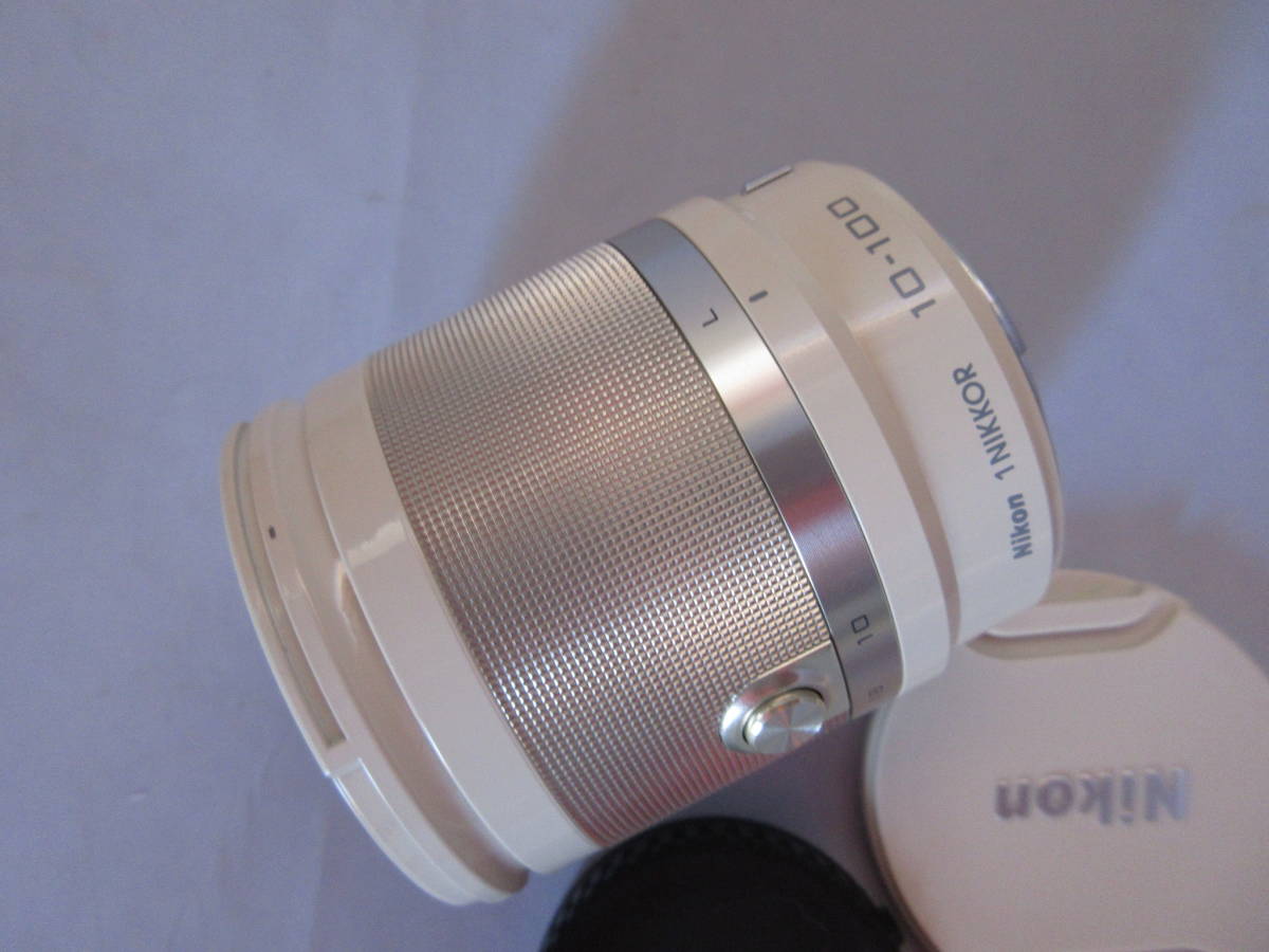  Nikon 1 NIKKOR VR 10-100mm f/4-5.6 [ white ] height magnification zoom lens tube 8