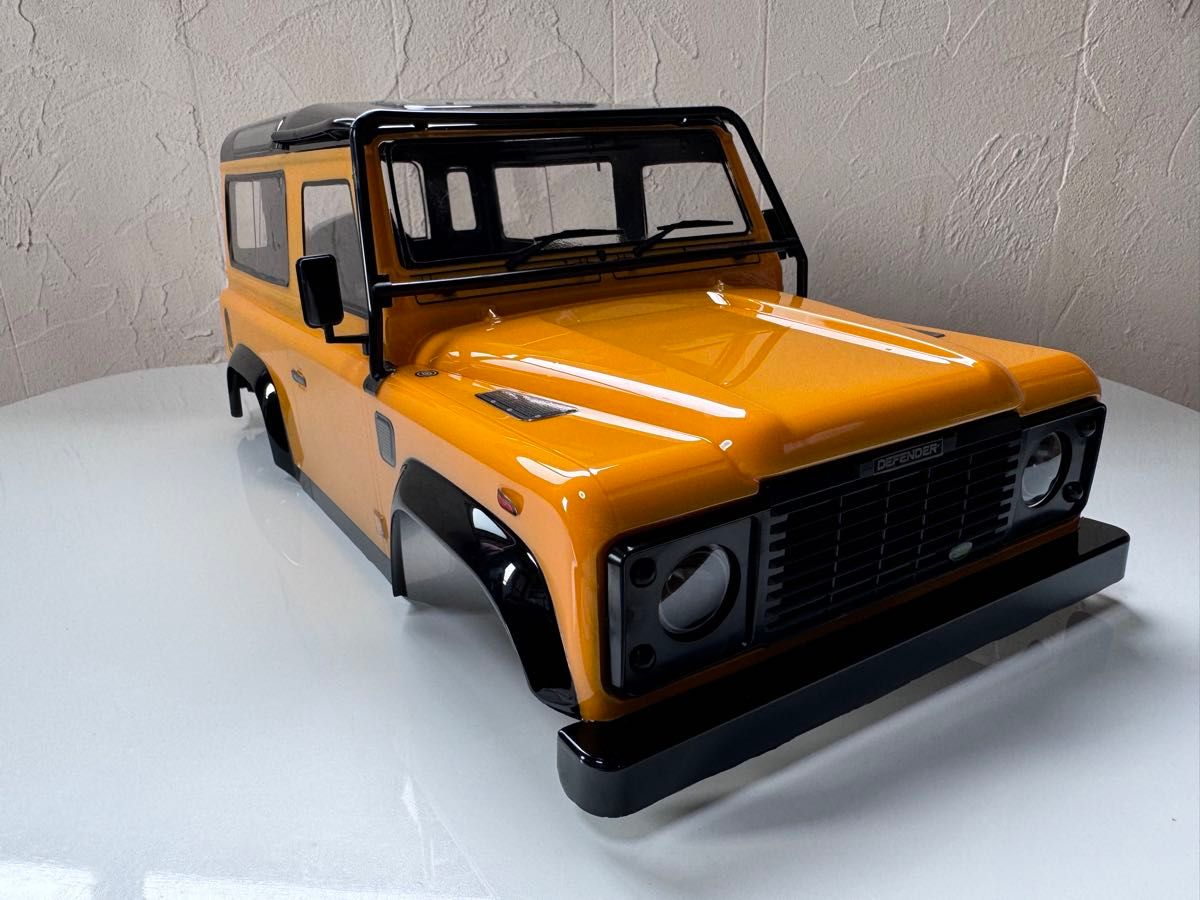 タミヤ ランドローバー ディフェンダー90 ボディ塗装済み新品未 タミヤ ランドローバー ディフェンダー90 ボディ塗装済み新品未