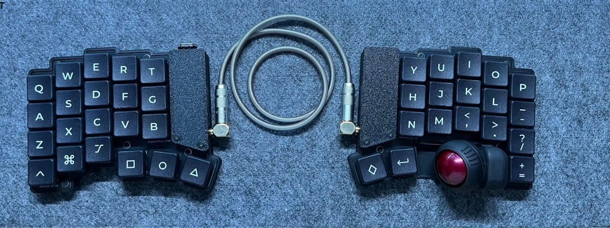 限定品 Keyball39 17ミリ狭ピッチ ロープロファイル化 黒ケース 限定品 Keyball39 17ミリ狭ピッチ ロープロファイル化 黒ケース