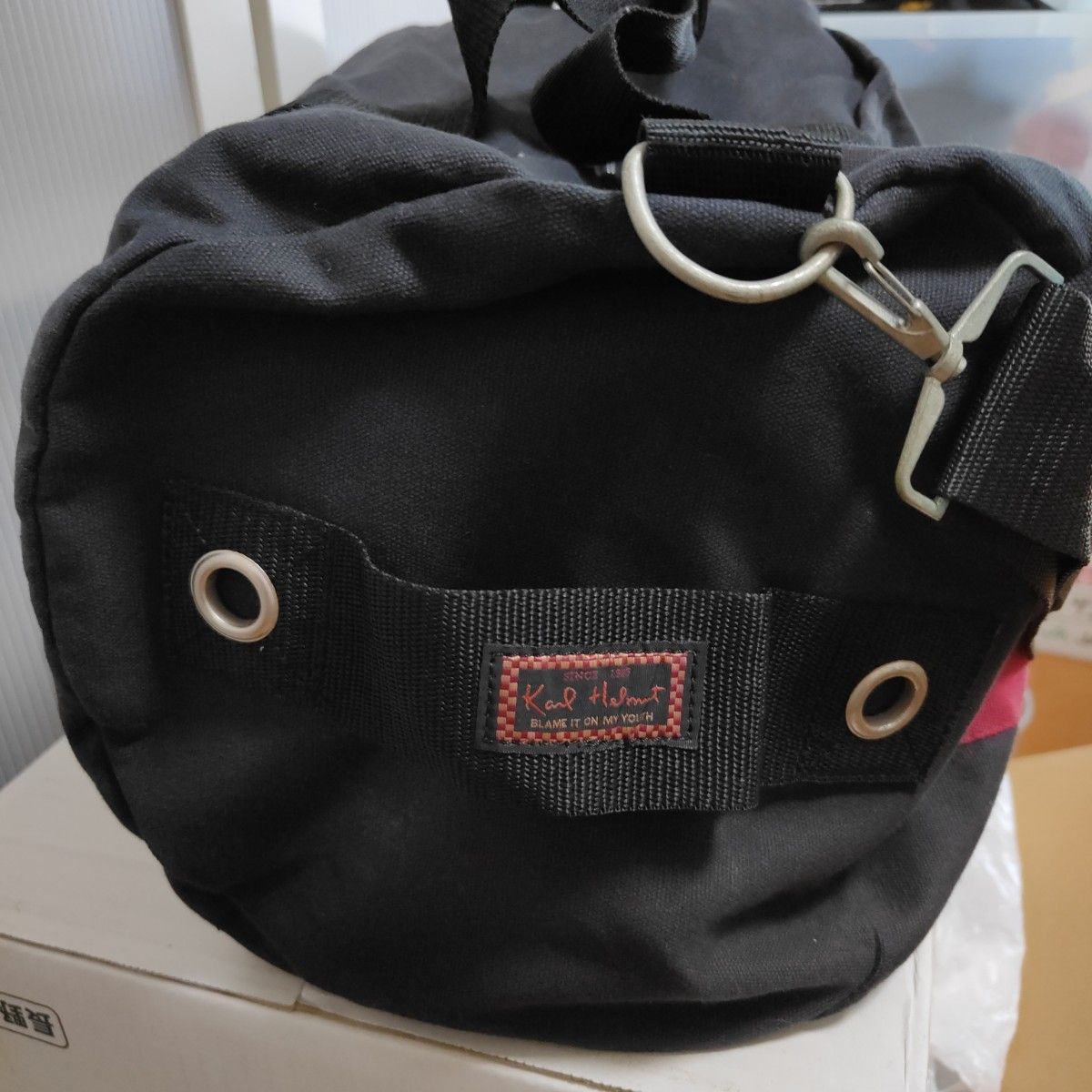 5224【週末取下げ】 最終価格カールヘルムボストンバッグ黒 5224【週末取下げ】 最終価格カールヘルムボストンバッグ黒