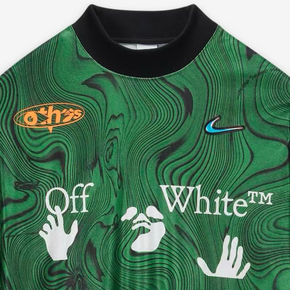 ナイキ x Off-White ロングTシャツ ユニフォーム ゲームシャツ S ナイキ x Off-White ロングTシャツ ユニフォーム ゲームシャツ S