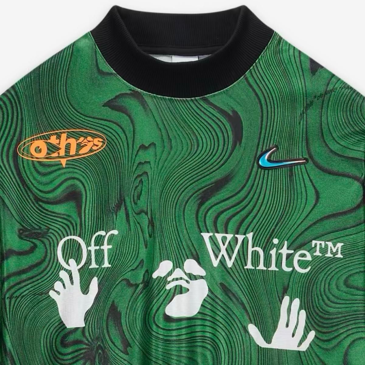 ナイキ x Off-White ロングTシャツ ユニフォーム ゲームシャツ M ナイキ x Off-White ロングTシャツ ユニフォーム ゲームシャツ M