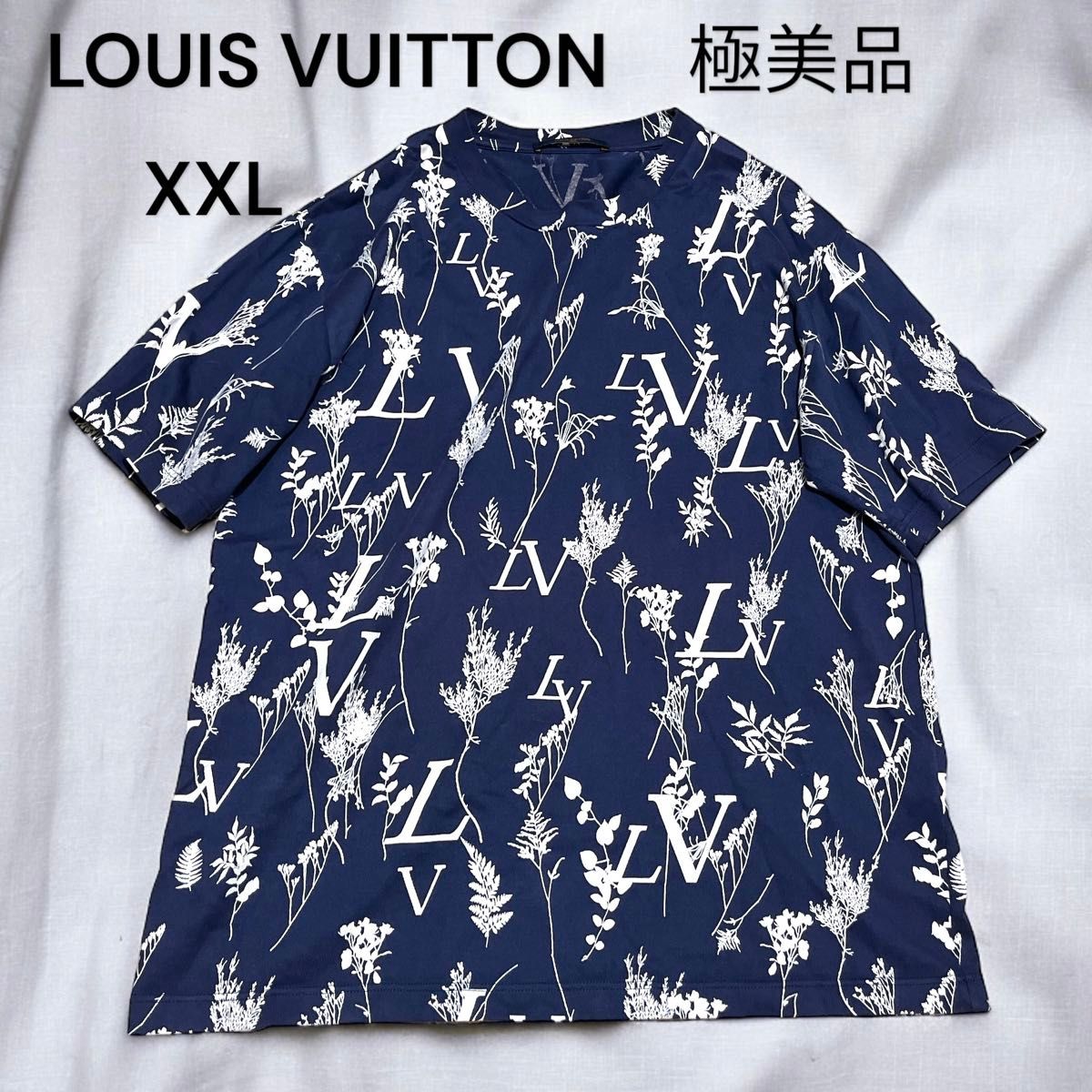値下げ極美品 大きいサイズ XXL ルイヴィトン 総柄 Tシャツ 値下げ極美品 大きいサイズ XXL ルイヴィトン 総柄 Tシャツ