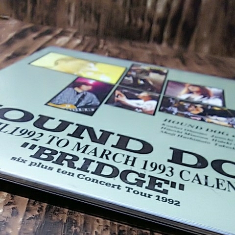 【ネコポス送料無料】HOUND DOG 1992年4月～1993年3月 卓上 カレンダー ポストカード ハウンド・ドッグ