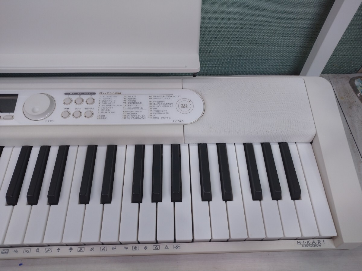 CASIO カシオ 電子キーボード 光ナビゲーション LK-526 2021年製 CASIO カシオ 電子キーボード 光ナビゲーション LK-526 2021年製