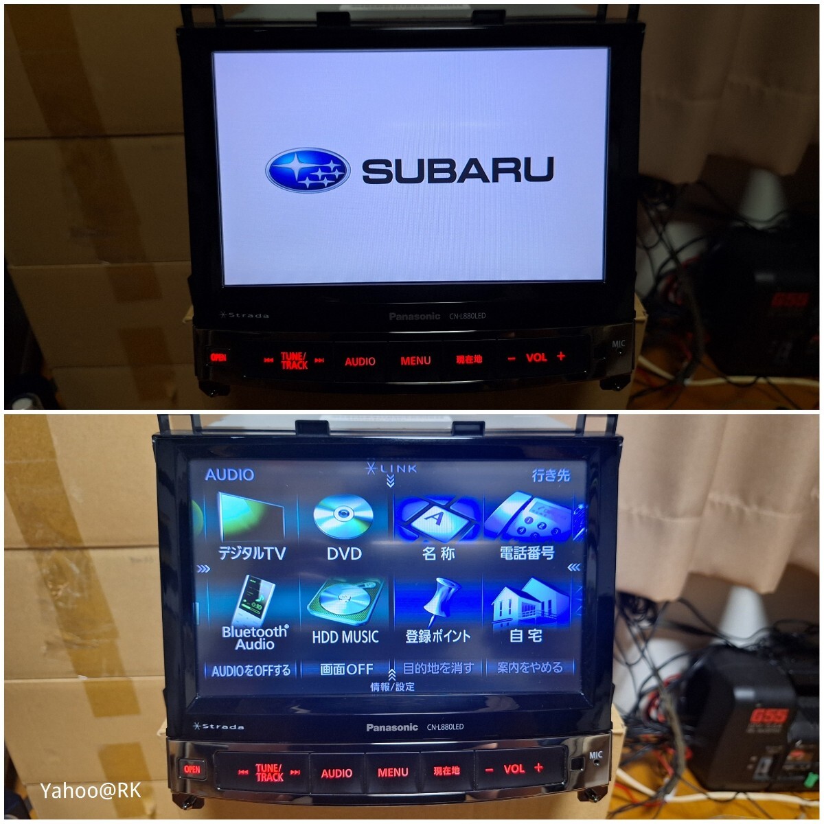 スバル 純正 8インチナビ 型式 CN-L880LEDFA Panasonic スバル 純正 8インチナビ 型式 CN-L880LEDFA Panasonic