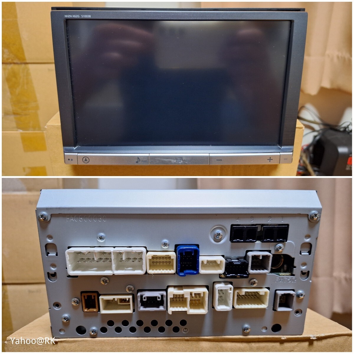 トヨタ純正 8インチ HDDナビ 型式 NHZN-X62G DVD再生 テレビ トヨタ純正 8インチ HDDナビ 型式 NHZN-X62G DVD再生 テレビ
