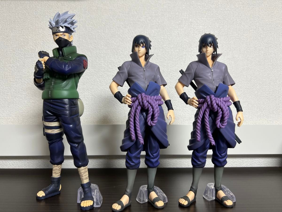 ナルト 一番くじ カカシ サスケ 3体セット 箱無し NARUTO バラ ナルト 一番くじ カカシ サスケ 3体セット 箱無し NARUTO バラ