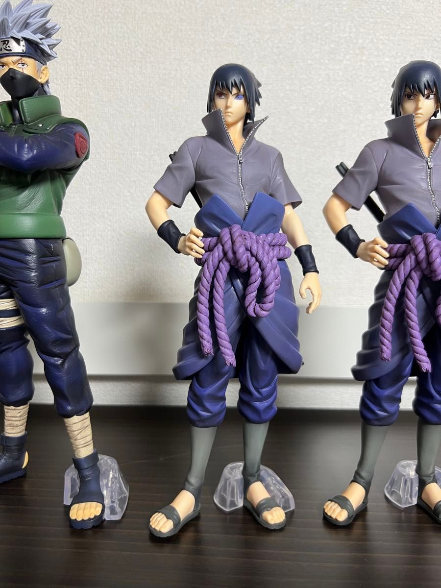ナルト 一番くじ カカシ サスケ 3体セット 箱無し NARUTO バラ ナルト 一番くじ カカシ サスケ 3体セット 箱無し NARUTO バラ