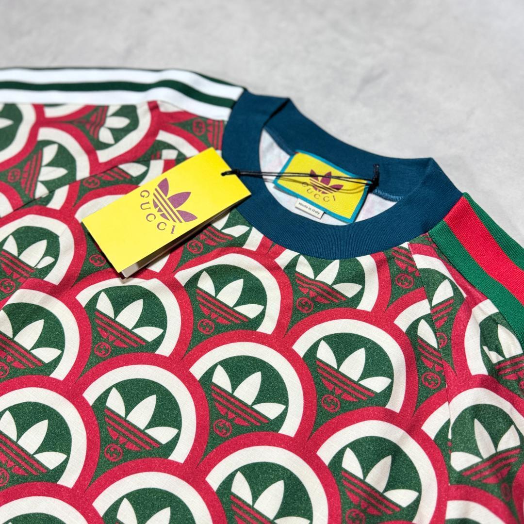 新品 正規品 Msize アディダス × グッチ 半袖 Tシャツ 新品 正規品 Msize アディダス × グッチ 半袖 Tシャツ