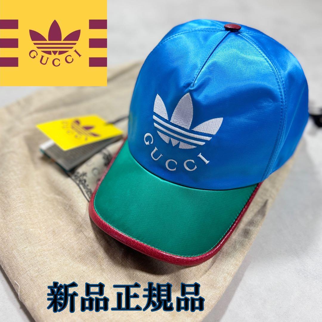 新品 Msize グッチ × アディダス トレフォイル キャップ GUCCI 新品 Msize グッチ × アディダス トレフォイル キャップ GUCCI