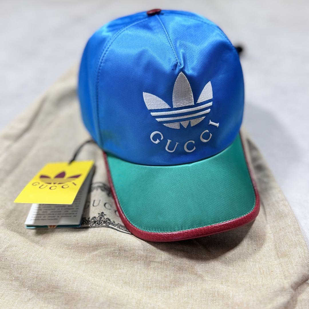 新品 Msize グッチ × アディダス トレフォイル キャップ GUCCI 新品 Msize グッチ × アディダス トレフォイル キャップ GUCCI