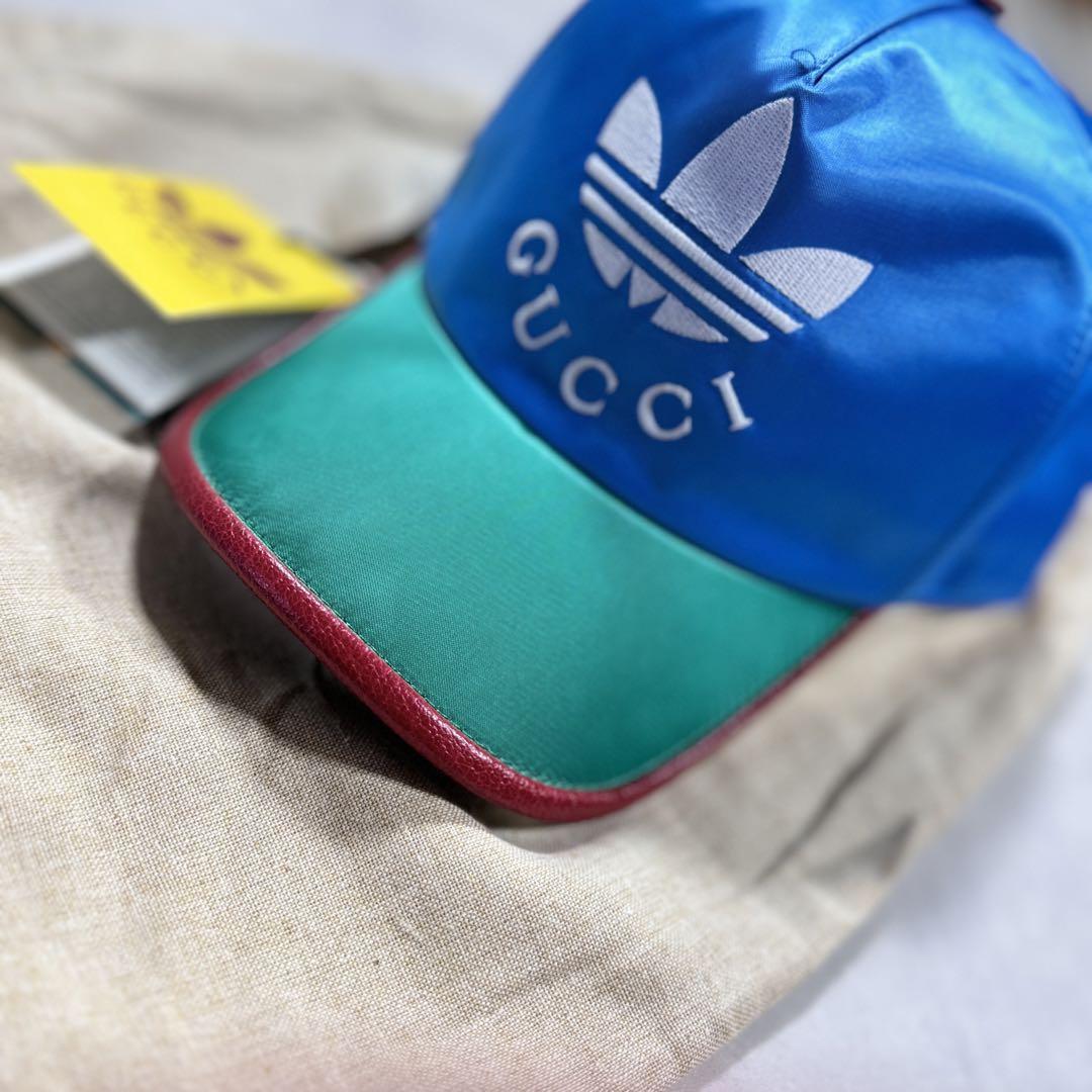 新品 Msize グッチ × アディダス トレフォイル キャップ GUCCI 新品 Msize グッチ × アディダス トレフォイル キャップ GUCCI