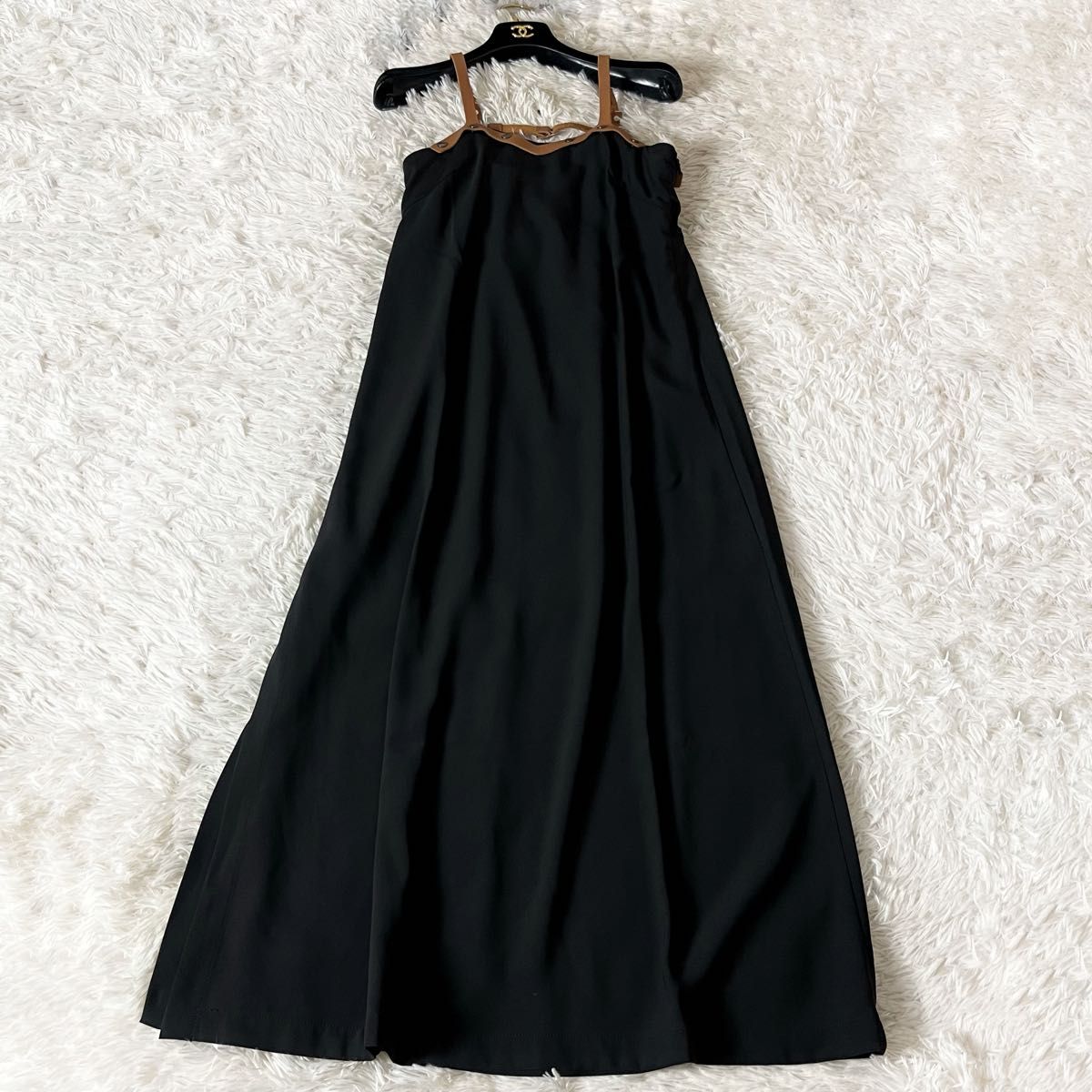 AMERI vintage アメリヴィンテージ BELTED MESH DRESS ロング AMERI vintage アメリヴィンテージ BELTED MESH DRESS ロング