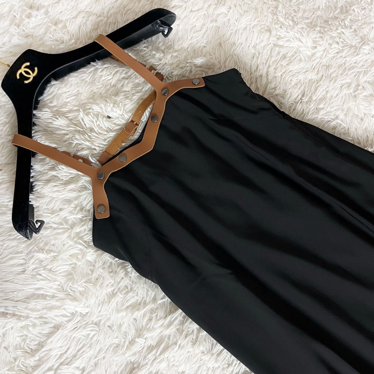AMERI vintage アメリヴィンテージ BELTED MESH DRESS ロング AMERI vintage アメリヴィンテージ BELTED MESH DRESS ロング
