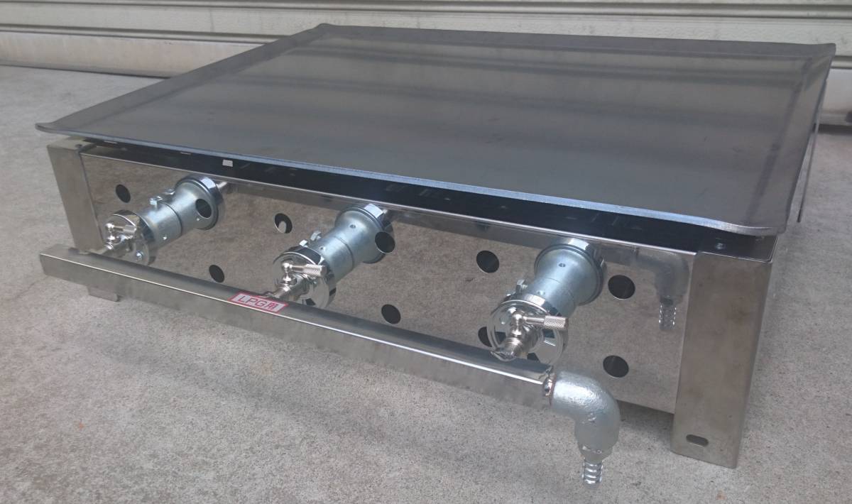 中華のおせち贈り物 ネット専用品 新品未使用 LPガス プレス鉄板焼器 ガス式 業務用 鉄板
