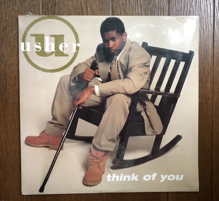 激レア 新品 シールド デッドストック 1994 Usher / Think Of You Original US 12 LaFace Badboy Remix So So Def Remix Puff Daddy_画像1