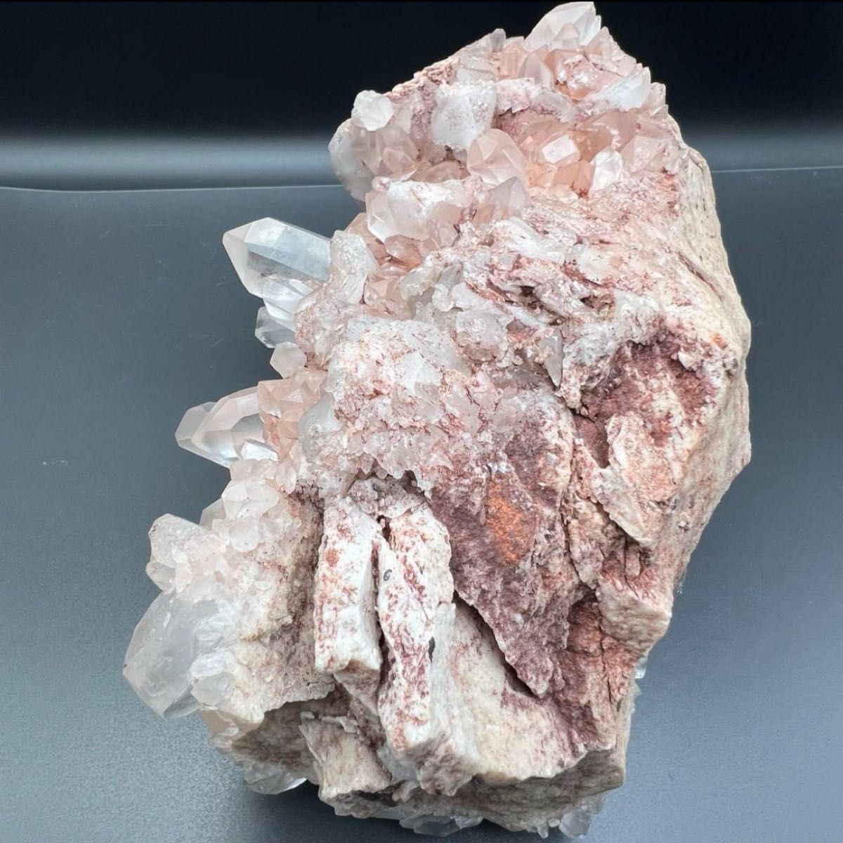 極上別格品 存在際立つ美しさ キラキラ美ピンク水晶 超大型 極上別格品 存在際立つ美しさ キラキラ美ピンク水晶 超大型