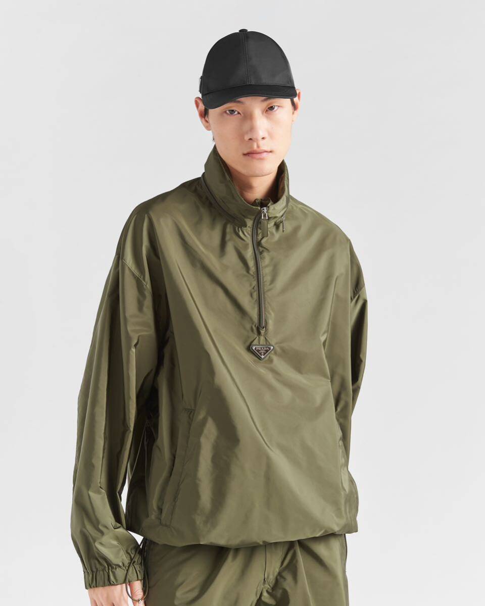 23SS Prada プラダOlive Green Re-Nylon Anorak Jacket 23SS Prada プラダOlive Green Re-Nylon Anorak Jacket