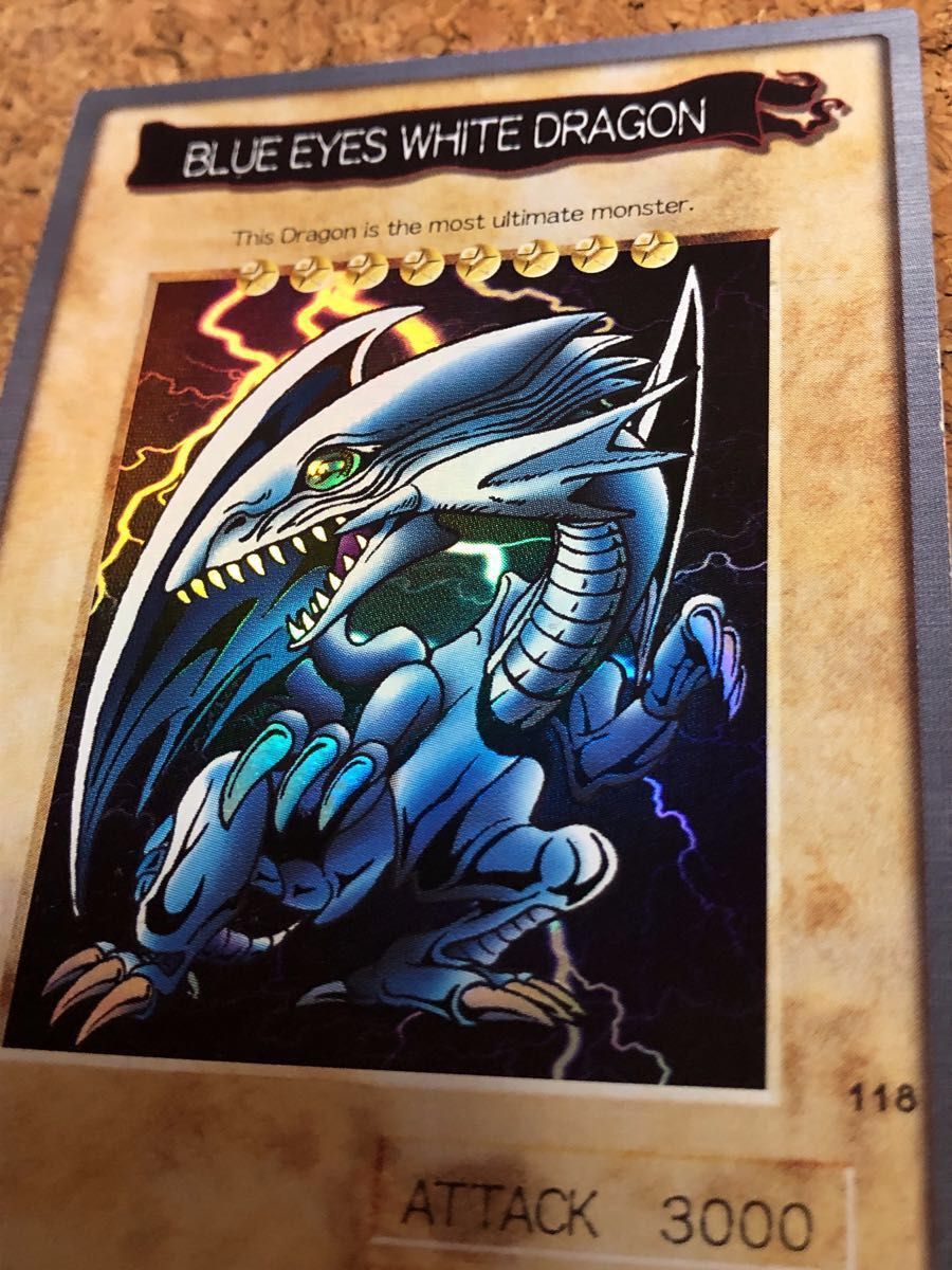 遊戯王カード バンダイ版 初期カード 英語版 青眼の白竜 美品 遊戯王カード バンダイ版 初期カード 英語版 青眼の白竜 美品