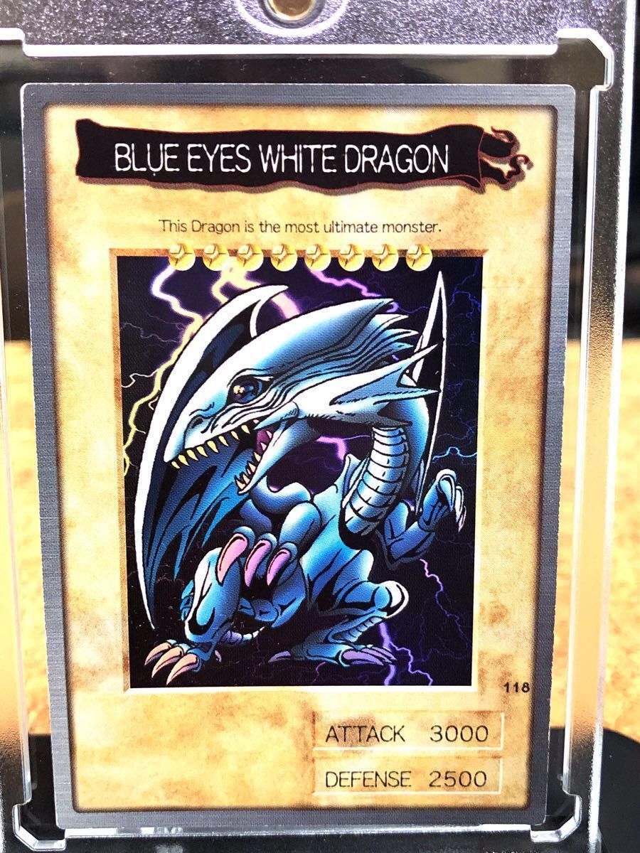 遊戯王カード バンダイ版 初期カード 英語版 青眼の白竜 美品 遊戯王カード バンダイ版 初期カード 英語版 青眼の白竜 美品