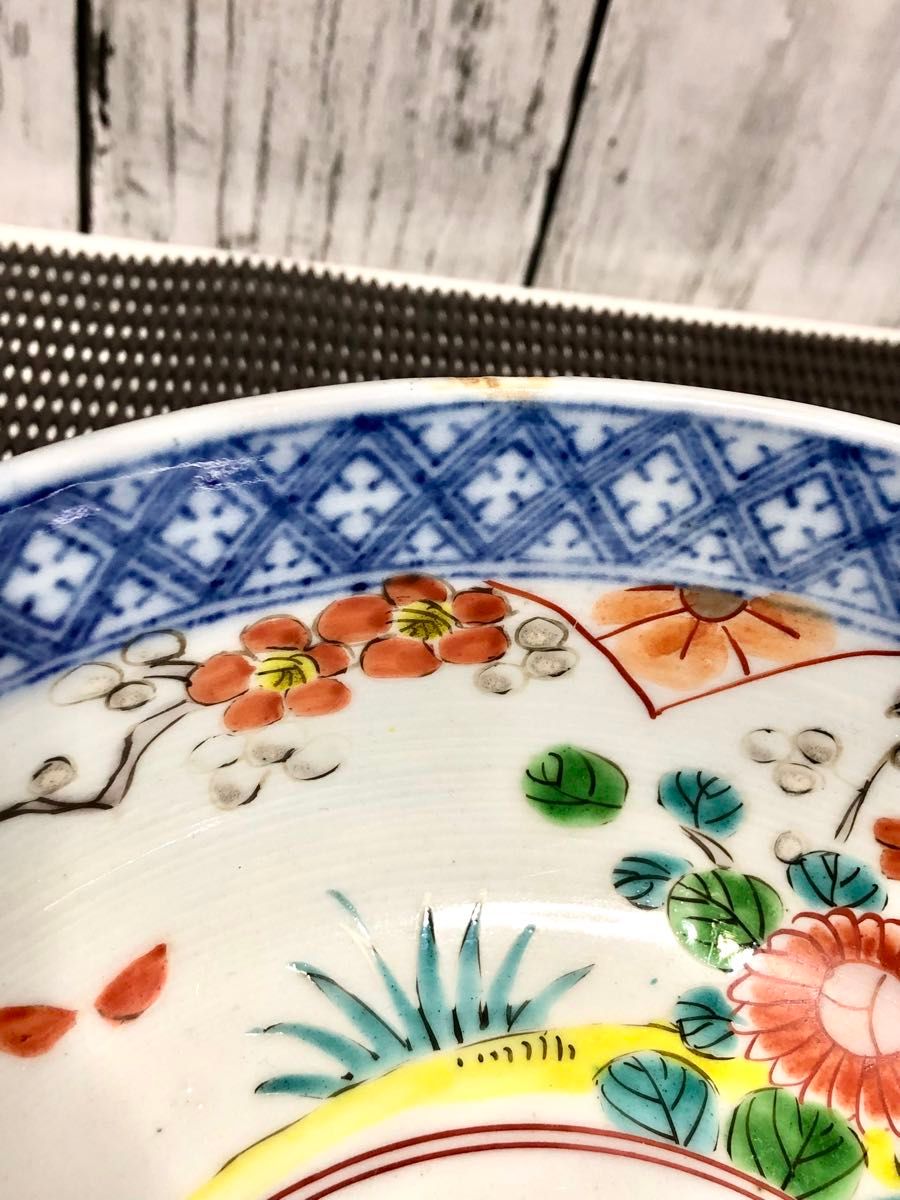 希少 古伊万里 色絵 染付 大鉢 中皿 時代物 骨董|Yahoo!フリマ 希少 古伊万里 色絵 染付 大鉢 中皿 時代物 骨董|Yahoo!フリマ