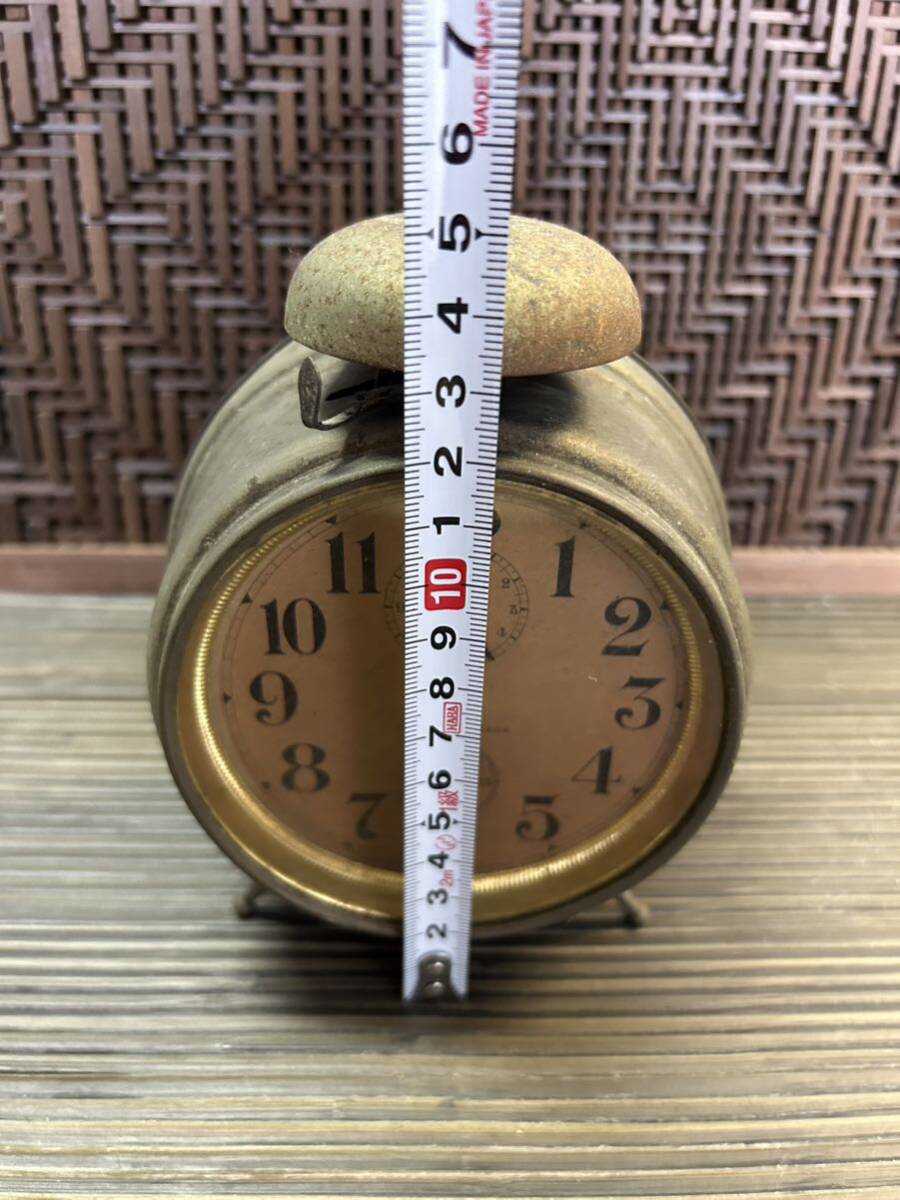 精工舎 目覚まし時計 アンティーク 昭和レトロ SEIKOSHA 置時計 精工舎 目覚まし時計 アンティーク 昭和レトロ SEIKOSHA 置時計