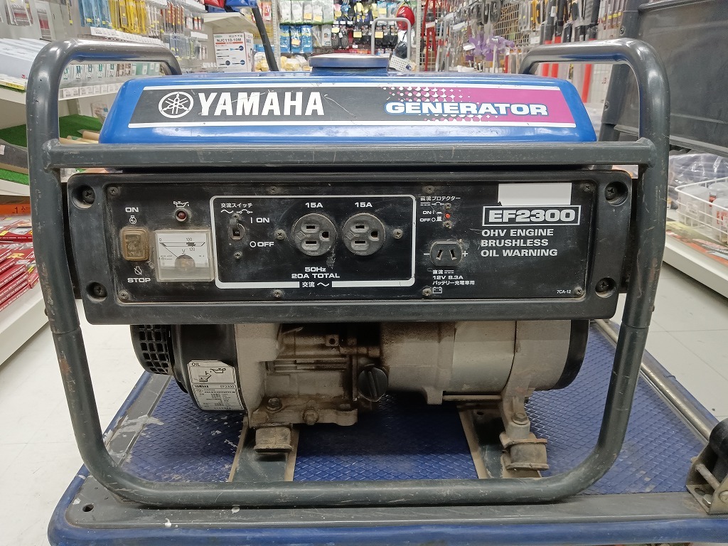 レビュー高評価の商品!の商品をすべて 【埼玉県蓮田市◆引取限定】中古品 EF2300 発電機 エンジン 2.0kVA 50Hz YAMAHA ヤマハ 発電機