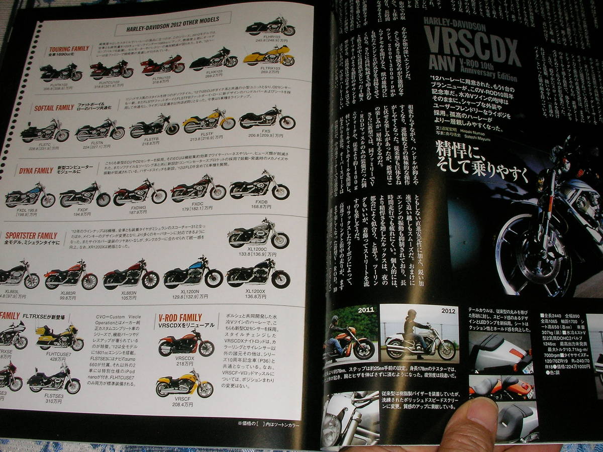 ビッグマシン１９６ 2011/10 MONSTER1100 × Z1000/SLVER WING GT/BRUTALE-990R ハーレー2012MODELS ライテクを伸ばす10分チェック_画像4