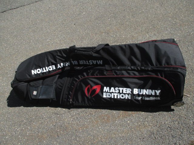 S323送料無料★MASTER BUNNY EDITION マスターバニーエディション★フライト用キャディバッグ★トラベルカバー★キャスター付き★トラベル