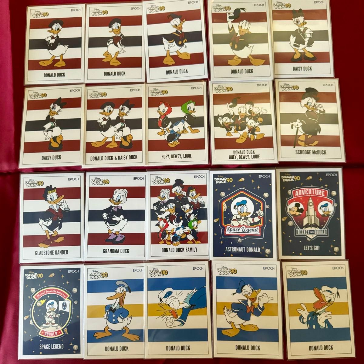 レギュラーカードコンプセット ドナルドダック90周年プレミアム レギュラーカードコンプセット ドナルドダック90周年プレミアム