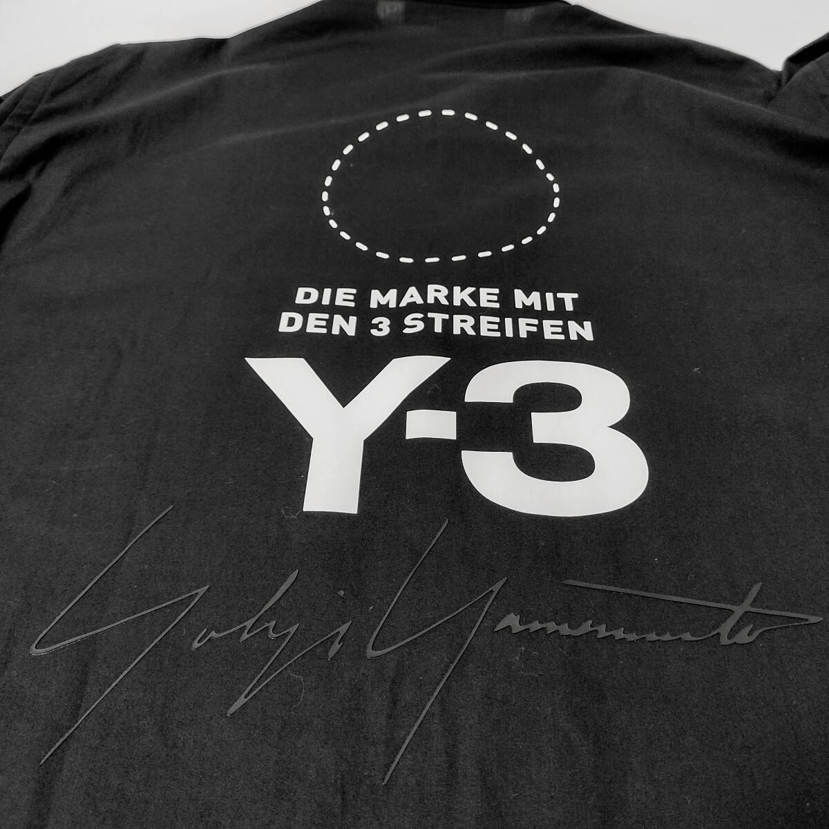人気デザイン】Y-3 ワイスリー☆バックロゴ付ロングシャツ BLACK 人気デザイン】Y-3 ワイスリー☆バックロゴ付ロングシャツ BLACK
