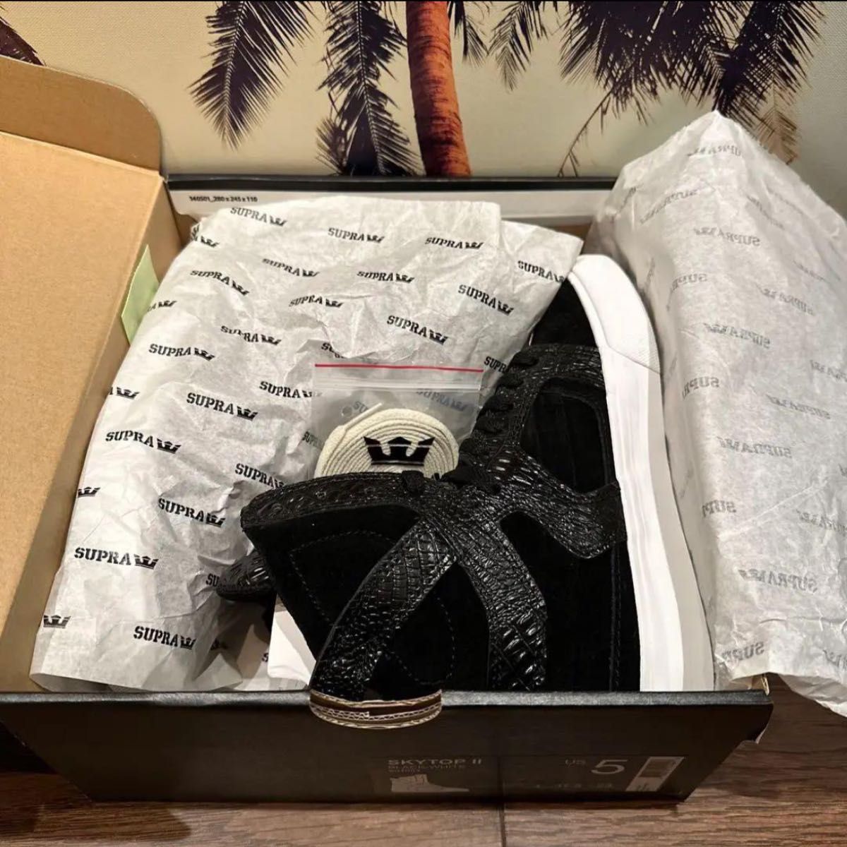 新品】SUPRA SKYTOPⅡ Black-White スニーカー 黒 白 ハイカット 新品】SUPRA SKYTOPⅡ Black-White スニーカー 黒 白 ハイカット