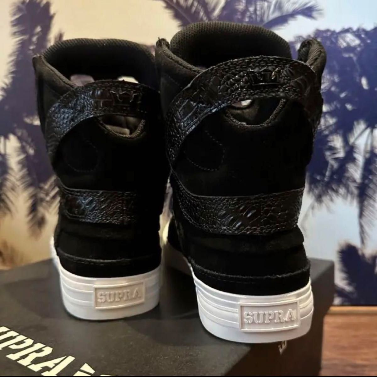 新品】SUPRA SKYTOPⅡ Black-White スニーカー 黒 白 ハイカット 新品】SUPRA SKYTOPⅡ Black-White スニーカー 黒 白 ハイカット