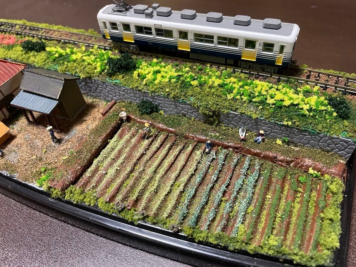 鉄道ジオラマ(ノスタルジックな田園風景) Nゲージ Nゲージ展示台 鉄道ジオラマ(ノスタルジックな田園風景) Nゲージ Nゲージ展示台